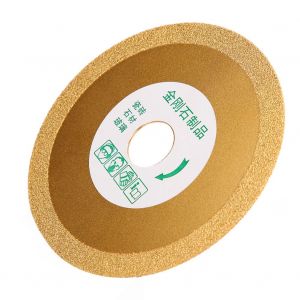 Disque de coupe diamante electrolytique de 110 mm, lame de scie circulaire pour pierre, ceramique, verre - Neuf