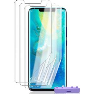3 Pi&egrave;ces Protection &Eacute;cran Pour Huawei Mate 20 Pro, Film Tpu Flexible Non-Verre, Hd Clair Transparent, Anti-Rayures Protecteur D'&eacute;cran Films - Neuf