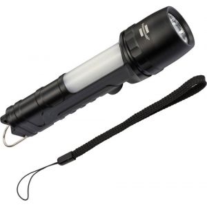 ERYI-Luxpremium Lampe De Poche Led Thl 300 /Lampe Torche Avec Led Cree + Cob, Manche Éclairé (30H Max., 8 Modes D'Éclairage, 360+240Lm, Ip54) - Neuf