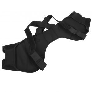 Sangle De Soutien D'epaule Double En Nylon Pour Soulager La Douleur, Compresse Protectrice Pour L'epaule, Taille L (18,11 A 20,08 Pouces) - Neuf