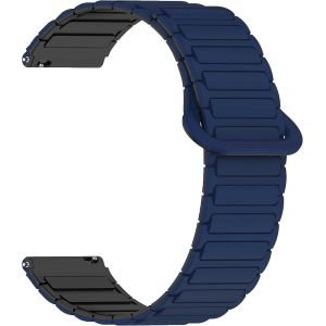 Bracelet De Montre Magn&eacute;tique En Silicone - 20 Mm - Bracelet De Rechange R&eacute;glable Pour Homme Et Femme - Enti&egrave;rement Magn&eacute;tique, Facile &Agrave; Ajuster - Neuf