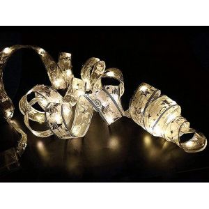 Guirlande Lumineuse Led Argent&eacute;e De 5 M Pour D&eacute;coration De No&euml;l - Neuf