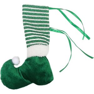 pc (vert) Couvre-pieds de chaise de cuisine de No&euml;l, Couvre-pieds de chaise de No&euml;l Couvre-pieds de la chaise de salle &agrave; manger de No&euml;l Couvrir des pieds de chaise de No&euml;l Couvre-pieds de la chaise - Neuf