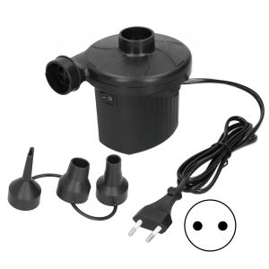 HJLIAN Pompe de gonflage electrique 150 W, portable, 3 buses, degonflage, gonflage, universelle, pour camping en plein air, prise UE 220 V - Neuf