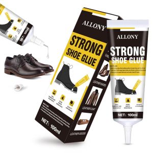 CHECARZHN--NO1-Colle Chaussure, Colle Semelle Chaussure Transparente, Colle Solide Pour Chaussures, Colle À Chaussures Puissante, Colle Chaussures Semelle, Chaussures En Cuir, Pantoufles,100Ml - Neuf