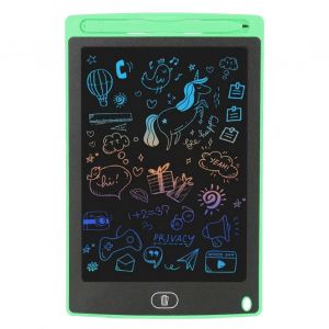 8.5 Pouces Tablette D&iquest;&eacute;criture LCD Color&eacute; Dessin Tablette Pad Enfants Color&eacute; Doodle Board Jouet pour 1 &agrave; 10 Ans Filles Gar&ccedil;ons Vert - Neuf