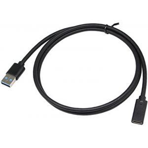 KALANKA-C&acirc;ble Adaptateur USB 3.0 A m&acirc;le &agrave; Type C Femelle (1M) - Neuf