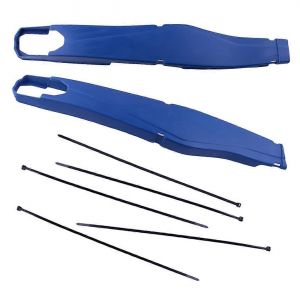 Bleu en Plastique Arri&egrave;re de bras oscillant de la Garde Couvre 1 Paire Pour Husqvarna TC TE le FC FE EXC EXC-F - Neuf