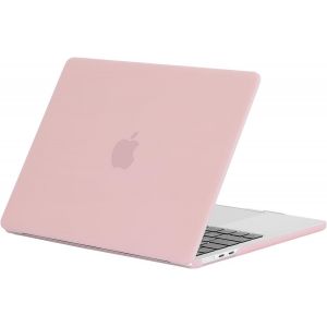 Coque Compatible Avec Macbook Air M4 M3 M2 15 Pouces 2025 2024 2023 A3241 A3114 A2941 Avec Touch Id Et 15,3"" Retina Display, Mac Protection Etui Rigide Housse En Plastique Case - Rose Mat - Neuf