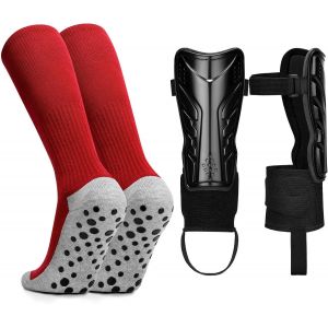 Kalanka-Chaussettes De Football Pour Enfants De 3 &Agrave; 16 Ans Avec Prot&egrave;ge-Tibias - Longues Chaussettes De Football Antid&eacute;rapantes Pour Gar&ccedil;ons Et Filles - Entra&icirc;nement De Football - Neuf