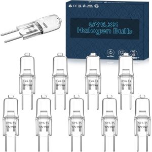 Sjzg-G6.35 Led 35w 12v Halog&egrave;ne Ampoule Dimmable Basse Tension 12v Gy6.35 Douille Ampoule Blanc Chaud 2700k Halostar &Eacute;clairage 360 &deg; Angle De Faisceau (10 Pcs) - Neuf