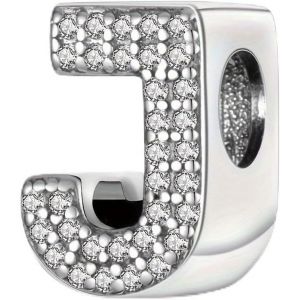 Eryi-1 Pièce Pendentif Alphabet Lettres A-Z En Argent Sterling Avec Pendentif Zirconium Cubique Pour Bracelet Européen Et Collier - Neuf