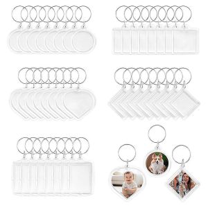 Porte-Clés De Cadre Photo Pendentif,Créez Votre Propre Kit De Porte-Clés Personnalisé - Neuf