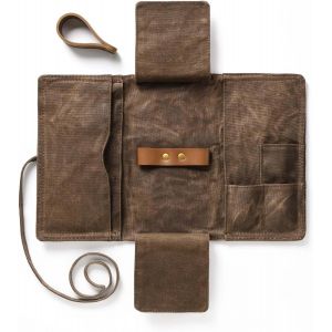 nzqaf-Sac à tabac en toile cirée pour 2 pipes avec support pliable - Organisateur de rangement pour voyage, vie quotidienne et cadeau (Sans pipes) - Neuf