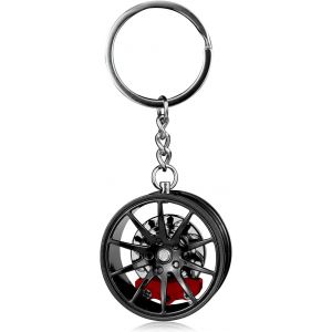Loc-Porte-Cl&eacute;s Roue Cr&eacute;ative Porte-Cl&eacute;s Feu De Circulation Pour Femmes Et Hommes,Portable Porte-Cl&eacute;s De Voiture Personnalis&eacute; Pendentif Pour Sac &Agrave; Dos - Neuf