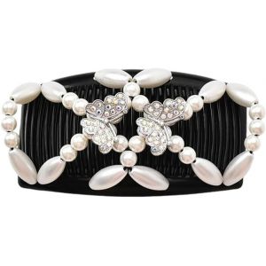 Peigne À Cheveux Magique Pince À Cheveux Pour Femmes Bijoux De Cheveux Élastiques Extensibles Magiques Pour Différents Styles De Cheveux - Neuf