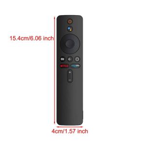 Étui de protection en Silicone pour Xiaomi Mi TV Box S, housse de protection pour télécommande, coque de protection souple antichoc pour Mi TV Stick 4K--154mm Black - Neuf