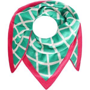 Foulard Triangulaire, Étole, Avec Cachemire Et Laine, Pour Femmes, Filles, Garçons, Enfants - Foulard En Cachemire De Qualité Supérieure Au Motif À Carreaux - Écharpe Pour Femme Pour.[G1377] - Neuf