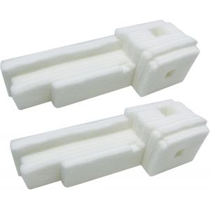 Lot de 2 éponges pour réservoir d'encre compatible avec Expression XP225 XP235 XP245 XP335 XP342 XP355 XP432 XP442 XP445 XP2100 EcoTank ET2500 ET2550 ET2600 ET2650 L360 Imprimante (éponge Pad) - Neuf