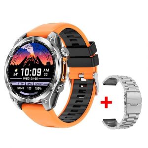 Montre Connectée Sport Écran Amoled 1.43' Étanche Autonomie 7 Jours Orange 2 Yonis - Neuf