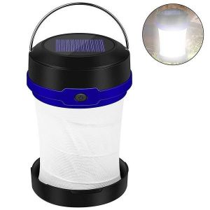 Lanterne De Camping Et Lampe De Poche Solaire Portable Bran - Pliable, Rechargeable Par Usb, 3 Modes, Batterie Externe, &Eacute;tanche, Design Compact - Neuf