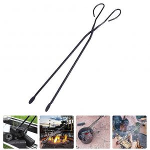 Pinces Pince à charbon de bois Barbecue Cheminée Grabber Bois de chauffage extérieur Pince Barbecue Crabe Bûche Ciseaux Grillclamp Camping Picker Cuisine - Neuf
