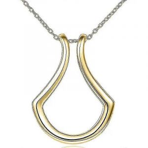 Noël Argent Bague Porte Gardien Collier Pendentif Bijoux Pour Femmes Femme Petite Amie-Wtake - Neuf