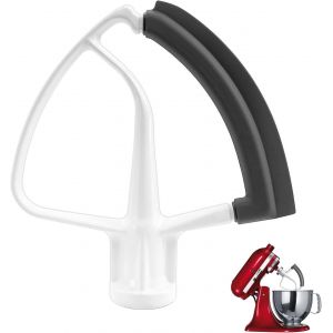 KALANKA-Batteur Flex Edge pour KitchenAid, Batteur de Bord Flexible avec Raclette,Compatible avec KitchenAid 4,5-5 Pintes,T&ecirc;te de M&eacute;lange Secteur pour P&acirc;tisserie et Pr&eacute;paration de Cr&egrave;mes - Neuf