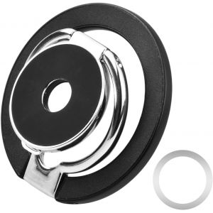 JGD-Anneau Magn&eacute;tique pour T&eacute;l&eacute;phone Portable, Anneau de Support pour T&eacute;l&eacute;phone Portable R&eacute;glable &agrave; 360&deg;, Support Pliable, Compatible avec la Plupart des Smartphones - Neuf