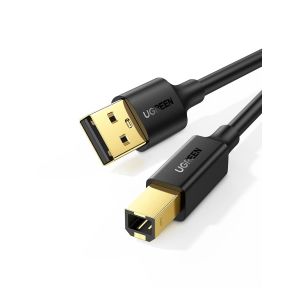 Câble Imprimante USB 2.0 A Mâle vers USB B Mâle Câble Scanner Cordon Printer Type B Compatible avec Imprimante HP, Canon, Epson, Lexmark, Brother, Hero (1.5M) - Neuf