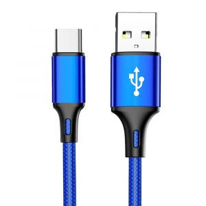 Câble Usb Type A À C Pour Samsung Galaxy S8 S9 S10 S20 A50 A51 Usbc 1m 2m 3m De Long 25cm 50cm,Cordon De Chargeur De Données Court,Charge Rapide.Bleu.1m - Neuf