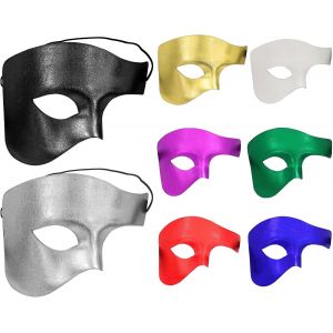 M&aacute;scara Veneciana Mujer Y Hombre,Mascarada Carnaval,Antifaz Veneciano,Mascaras Disfraz.[J104] - Neuf