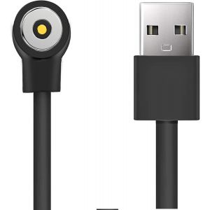 WQD-Chargeur de Bague Intelligente, Compatible avec Smart Ring, Smart Hand Fitness Ring Watch, C&acirc;ble USB Magn&eacute;tique de 1 m, Charge Rapide, Noir - Neuf