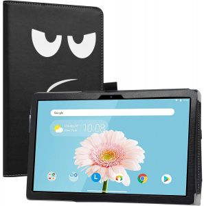 Compatible Avec Teclast P20hd Coque,Teclast M40 Pro Coque&iquest;Slim Pu Cuir Etui Et Pliable Stand Folio Coque Couverture Pour 10.1"" Teclast P20hd/M40/M40se/M40 Pro Tablet,Don't Touch - Neuf