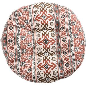 Coussin De Chaise Rond, Coussin D'assise, Motif Floral, Imprim&eacute; Animal - Neuf