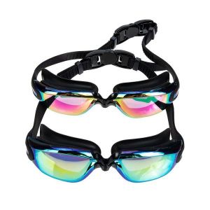 Lunettes De Natation Professionnelles En Silicone ¿ Antibuée, Protection Uv, Ajustement Confortable, 2 Pièces Pour Une Vision Sous-Marine Claire Et Élégante - Neuf