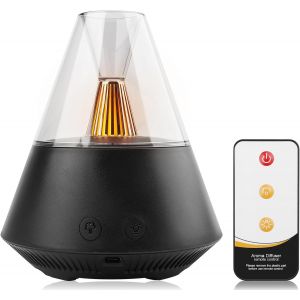 Diffuseur D'Huiles Essentielles,Diffuseur Huiles Essentielles Mit T&eacute;l&eacute;commande,Diffuseur D'Huile Essentielle,Diffuseur Ar&ocirc;mes,Humidificateur Portable Pour Chambre,Spa,Yoga,Massage,Silencieux - Neuf