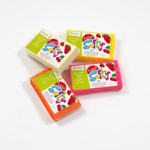 MY MANDARINE SO0880005K01C Lot de 5 pains de 350 g de PATE A MODELER SuperSofty &Agrave; partir de 2 ans Couleurs assorties de BASE - Neuf