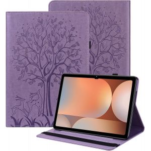 &Eacute;tui de protection pour iPad Pro 11 2022/2021/2020 avec stylet et fonction support en cuir PU ultra fin avec fentes pour documents pour iPad Pro 11 (violet) - Neuf