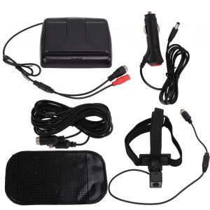 Camera de voiture pour bebe, grand ecran de 4,3 pouces, affichage clair, support rotatif a 360¡ã, grand angle de 150 degres, vision nocturne, retroviseur de voiture NTSC - Neuf