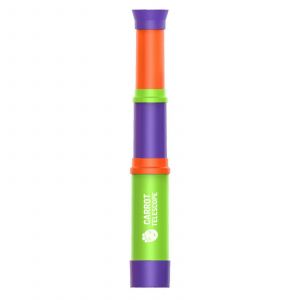 Jouet monoculaire pliable à lentille unique pour enfants, jouet éducatif scientifique d'extérieur, cadeau de nouvel an, violet-Vert - Neuf