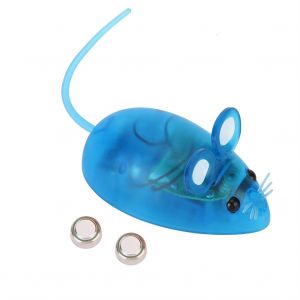 Hjlian Jouet De Modelisation Pour Chat Et Souris, Intelligent, Lumineux, Couineur, Entrainement, Bleu - Neuf