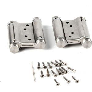 Charni&egrave;re &agrave; Ressort &agrave; Double Action, 2 Pi&egrave;ces 3 `` Porte Battante de Porte de Caf&eacute; de Berline pour Berline Western Bar Pub Portes de Caf&eacute; Pivotantes en Acier - Neuf