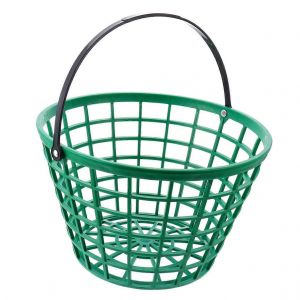 Panier De Golf, Mini Seau A Balles De Golf, Petit Seau Portable Pour Balles De Golf, Paniers D'interieur, Plateau De Rangement Pour Balles De Golf, Plastique Vert 22 X 22 X 22 Cm - Neuf