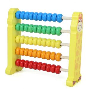 Boulier &eacute;ducatif bois - Arithm&eacute;tique enfant - Apprentissage pr&eacute;coce - Jouet math&eacute;matique - Neuf