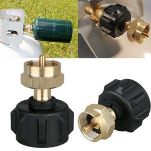 Adaptateur De Remplissage De Propane Pour Bouteille De Gaz Propane De 1 Lb, Raccord Pour R&eacute;servoir, Chauffe-Bouteilles, Bouchon - Neuf
