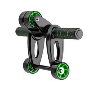Rouleau Abdominal Pliable &Agrave; Quatre Roues Pour L'entra&icirc;nement Musculaire - Neuf