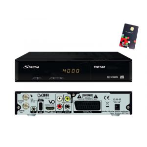 DÉCODEUR SATELLITE STRONG ¿ SRT7404 AVEC CARTE TNTSAT - Neuf