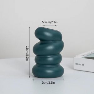 Vase &Agrave; Fleurs Moderne En Plastique,Pot De Plantes,Imitation Blanche,Vases &Agrave; Fleurs En C&eacute;ramique,Arrangement Floral,D&eacute;cor De Maison,Salon,Mariage.S8. - Neuf