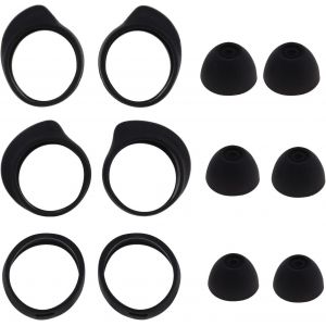 KAL-Paires Embouts Anti-D&eacute;rapants En Silicone D'&Eacute;couteurs Sans Fil Kit De Crochets D'Oreilles Couverture Compatibles Avec Samsung Galaxy Buds Sm-R170 S M L - Neuf